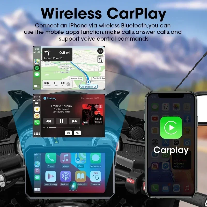 GPS Moto con CarPlay y Android Auto - Image 4