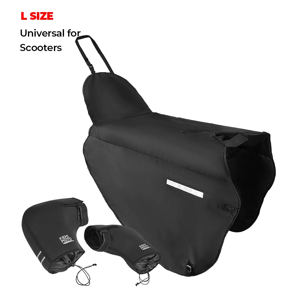 Cubrepiernas KEMITOUR para Scooter – Protector de Rodillas, Manta Invernal Impermeable y Cortaviento para Honda/Vespa - Image 11