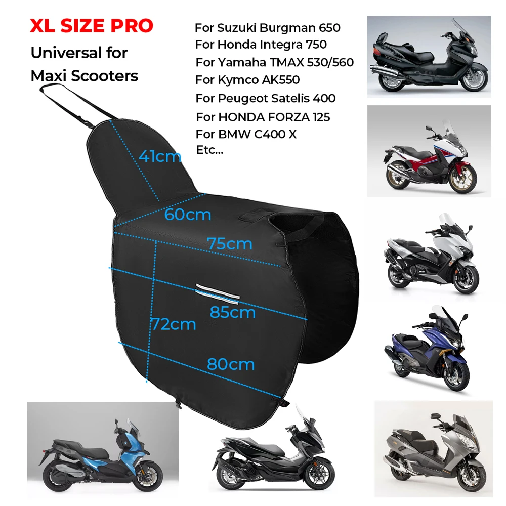 Cubrepiernas KEMITOUR para Scooter – Protector de Rodillas, Manta Invernal Impermeable y Cortaviento para Honda/Vespa - Image 9