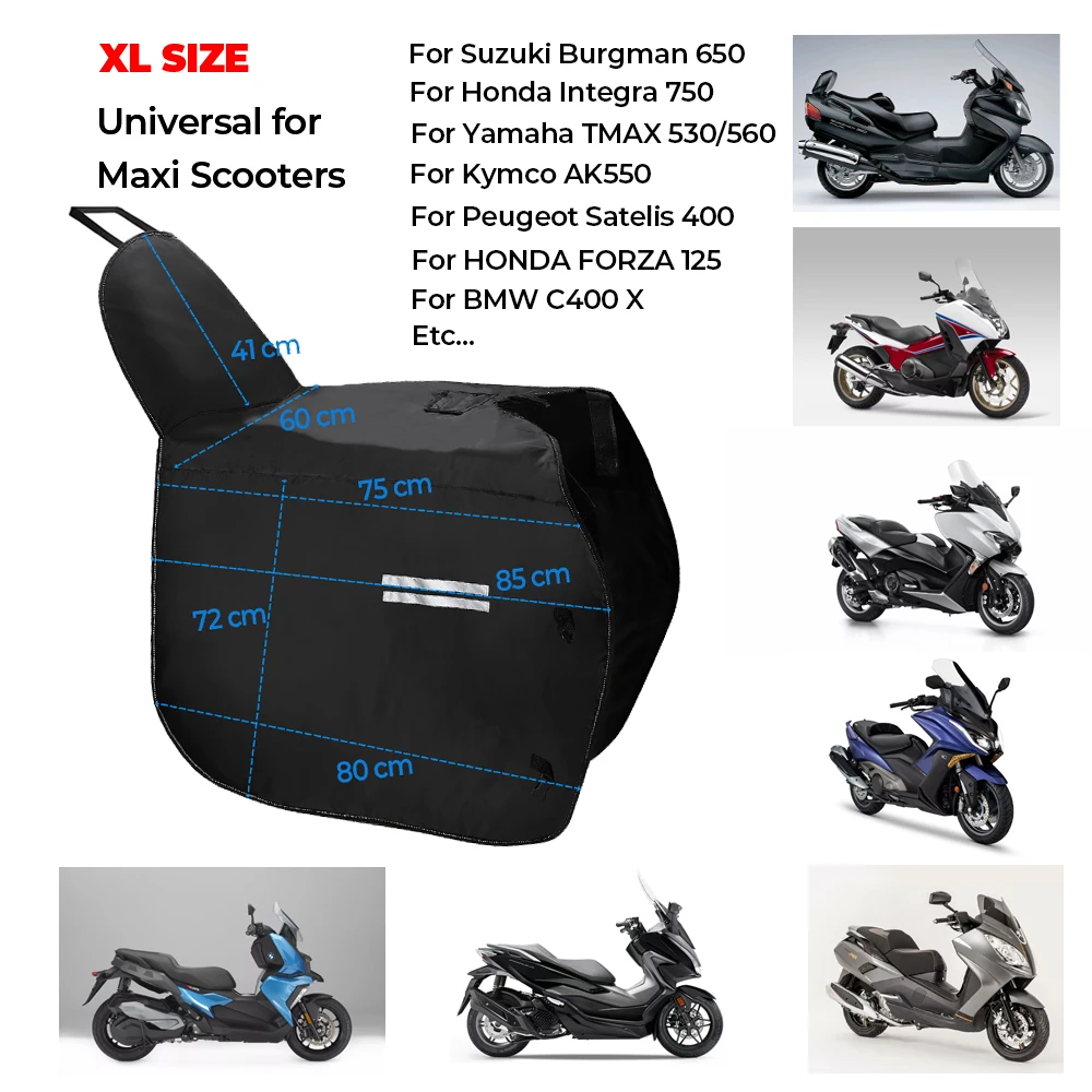 Cubrepiernas KEMITOUR para Scooter – Protector de Rodillas, Manta Invernal Impermeable y Cortaviento para Honda/Vespa - Image 10